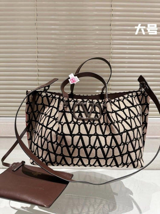 Valentino Cowhide Quilted Tote