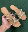 Zara Pearl Crafted Sandal