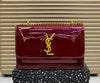 Ysl Maroon Top Handle Crossbody Bag