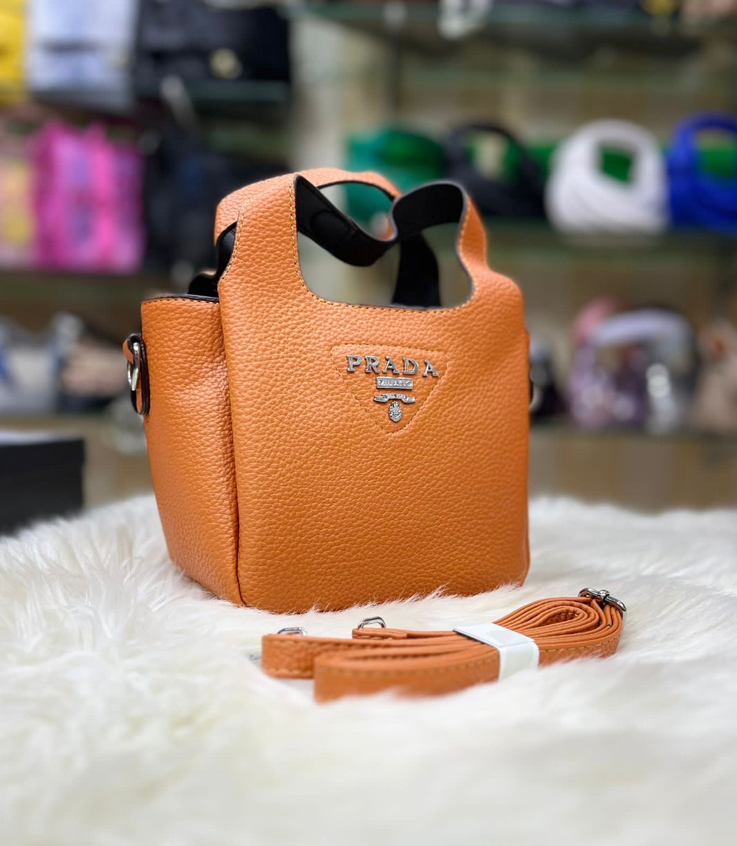 Prada medium Leather Tote