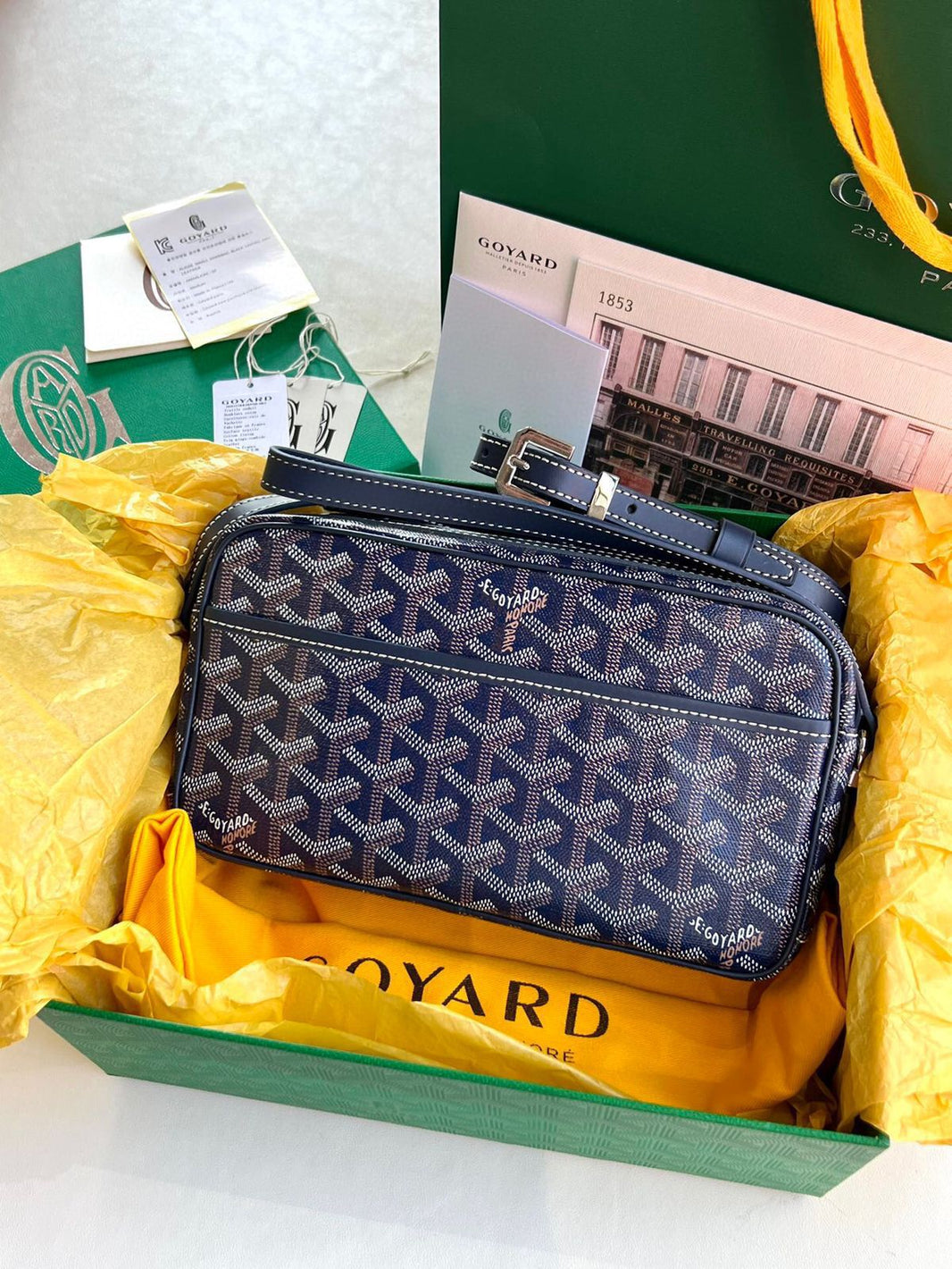 Goyard Axe Crossbody Bag