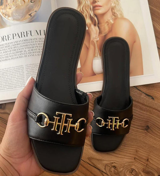 Iconic Buckle Flats