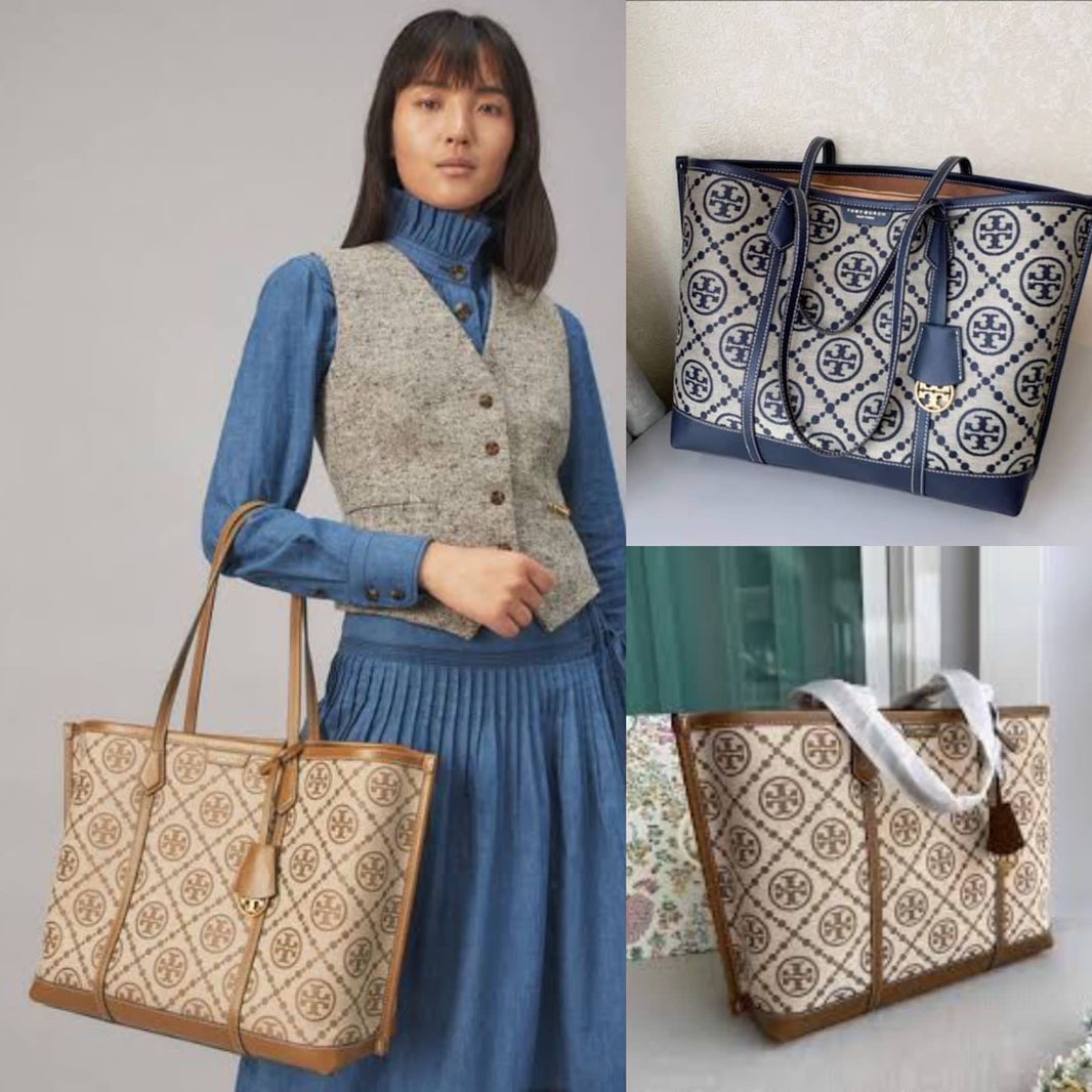 Tory Burch Perry Monogram Tote