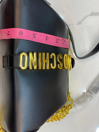 Moschino Logo Crafted Clutch Bag