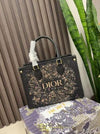 Dior Braided Printed Medium Sized Tote Bag