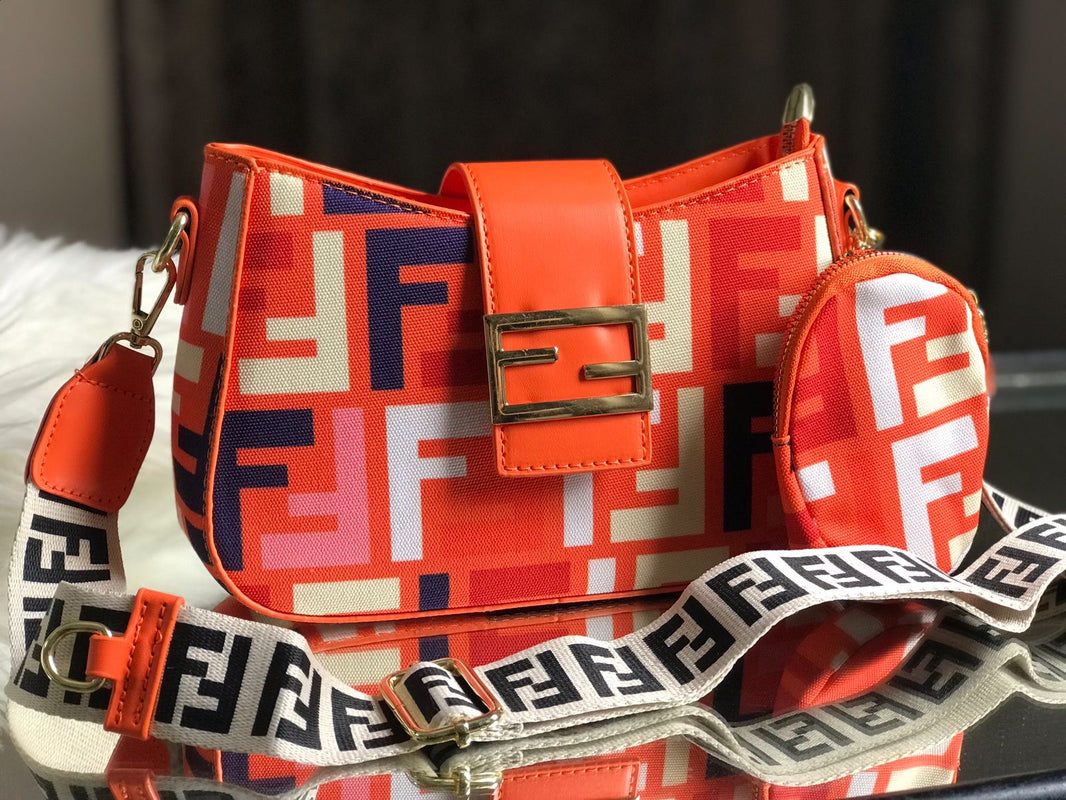 Fendi Signature Pattern Crossbody