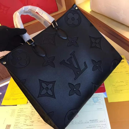 Louis Vuitton On The Go Black Tote