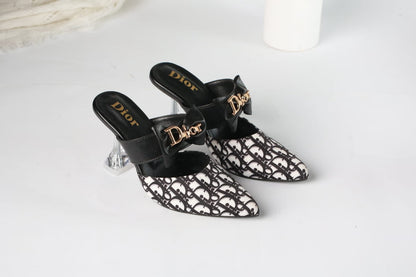 Christian Dior Leopard Print Heel