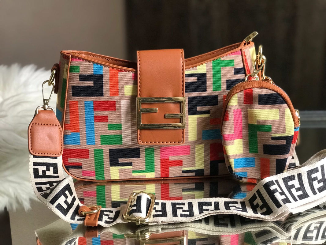 Fendi Signature Pattern Crossbody