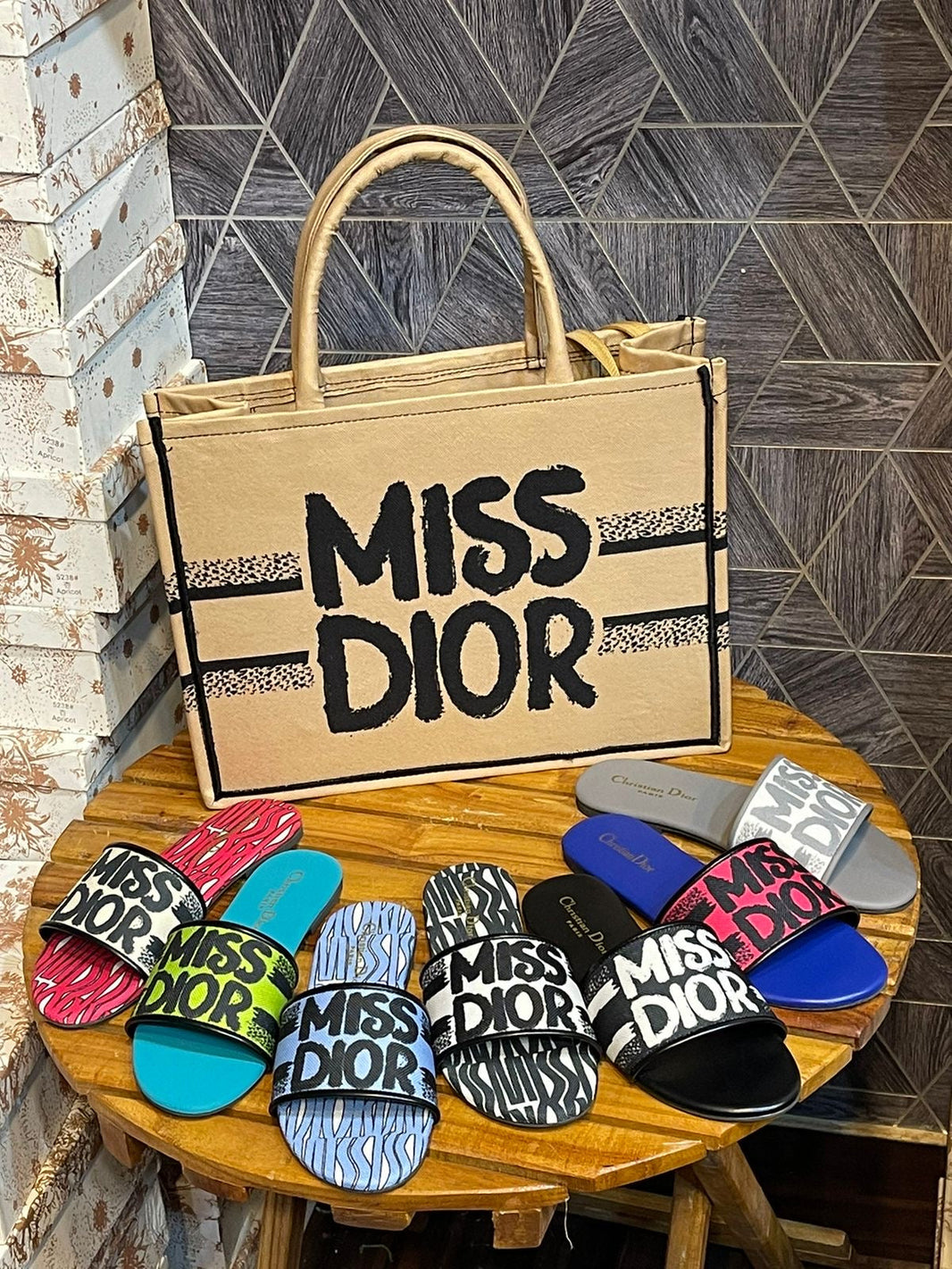 Miss Dior Bag W Slides