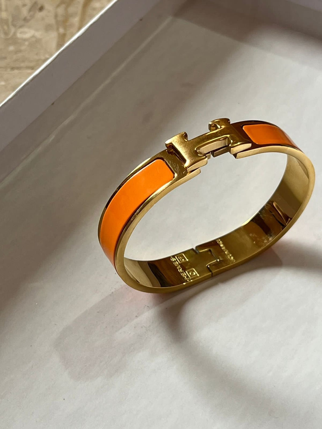 Hermes Gold Bangle