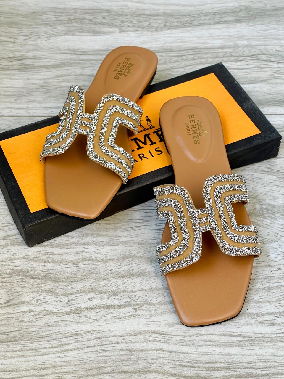 Hermes Oran Stone Flats