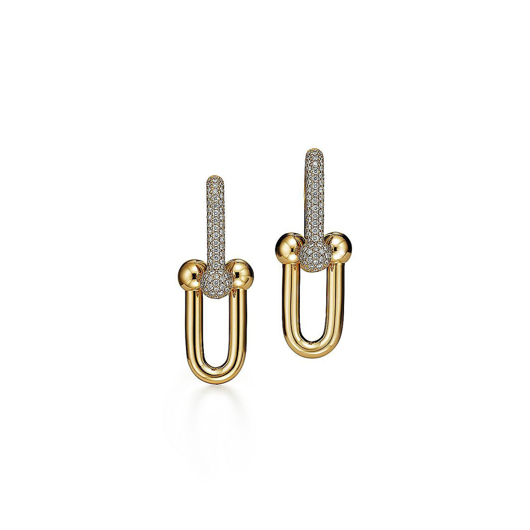 Tiffany & Co Large Link Earrings