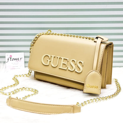 Guess Cowhide Leather Crossbody