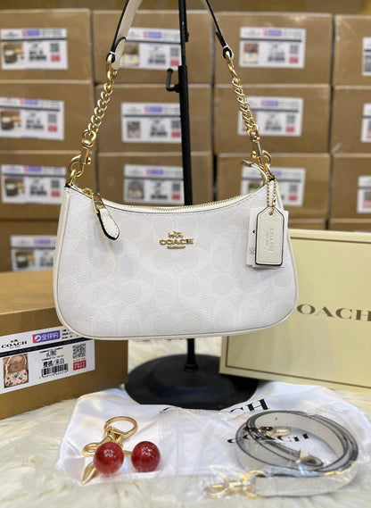 Coach Teri Shoulder Bag In Signature Canvas
