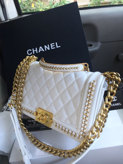 Chanel Caviar Boy Bag