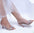 Zara Vinyl Embelished Diamante Heels
