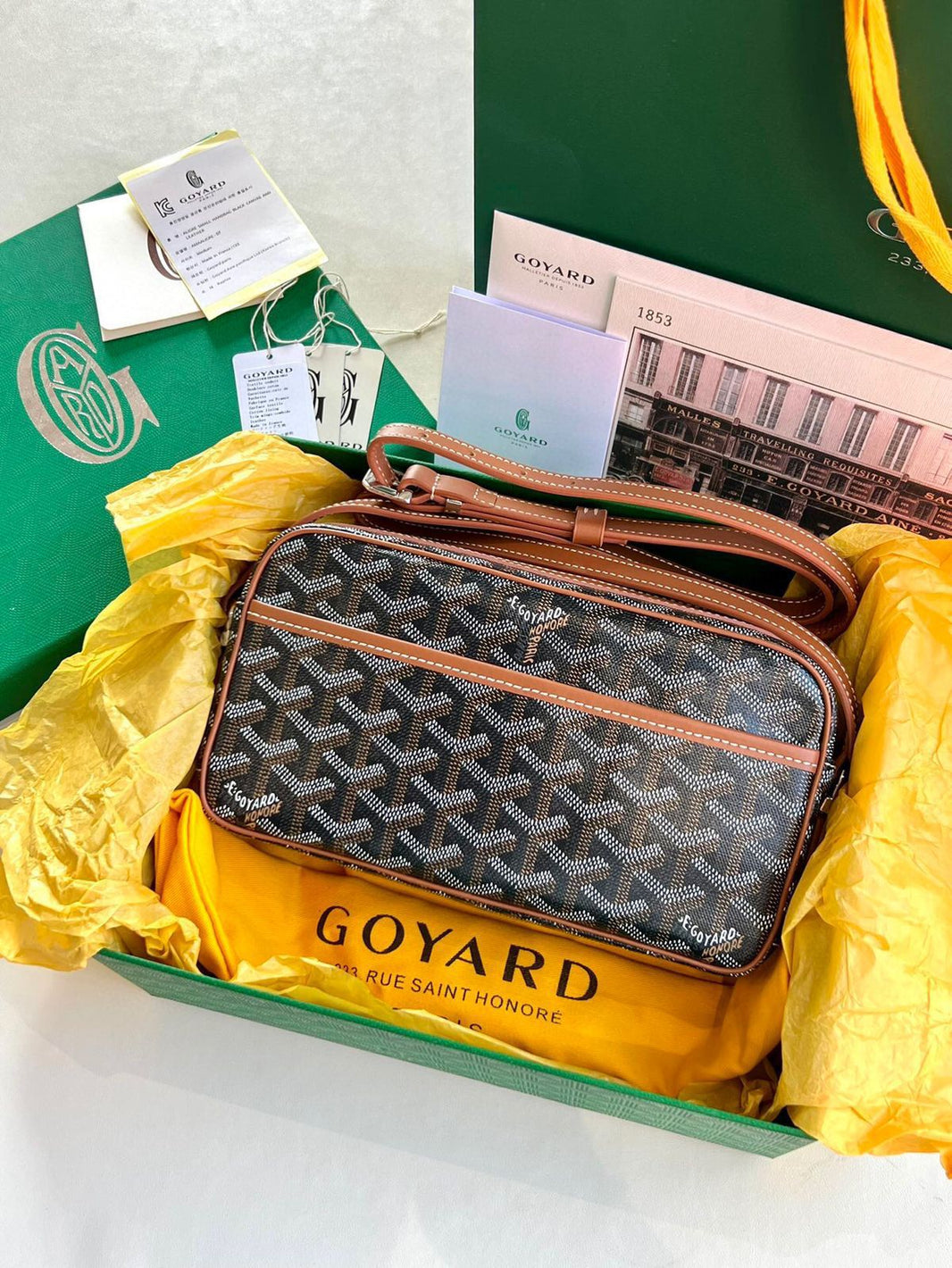 Goyard Axe Crossbody Bag