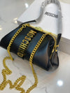 Moschino Logo Crafted Clutch Bag