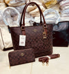 Coach MM Signature Tote with Wallet