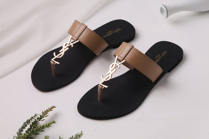 Saint Laurent Patent Sia Sandals