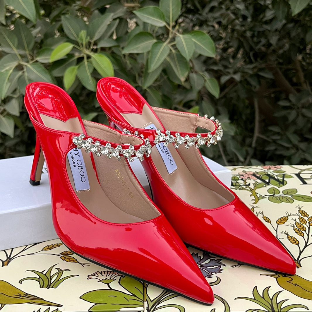 Jc Heart Embelished Heels