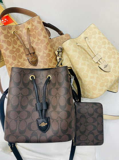 Coach Rowan Bucket Bag with Pouch