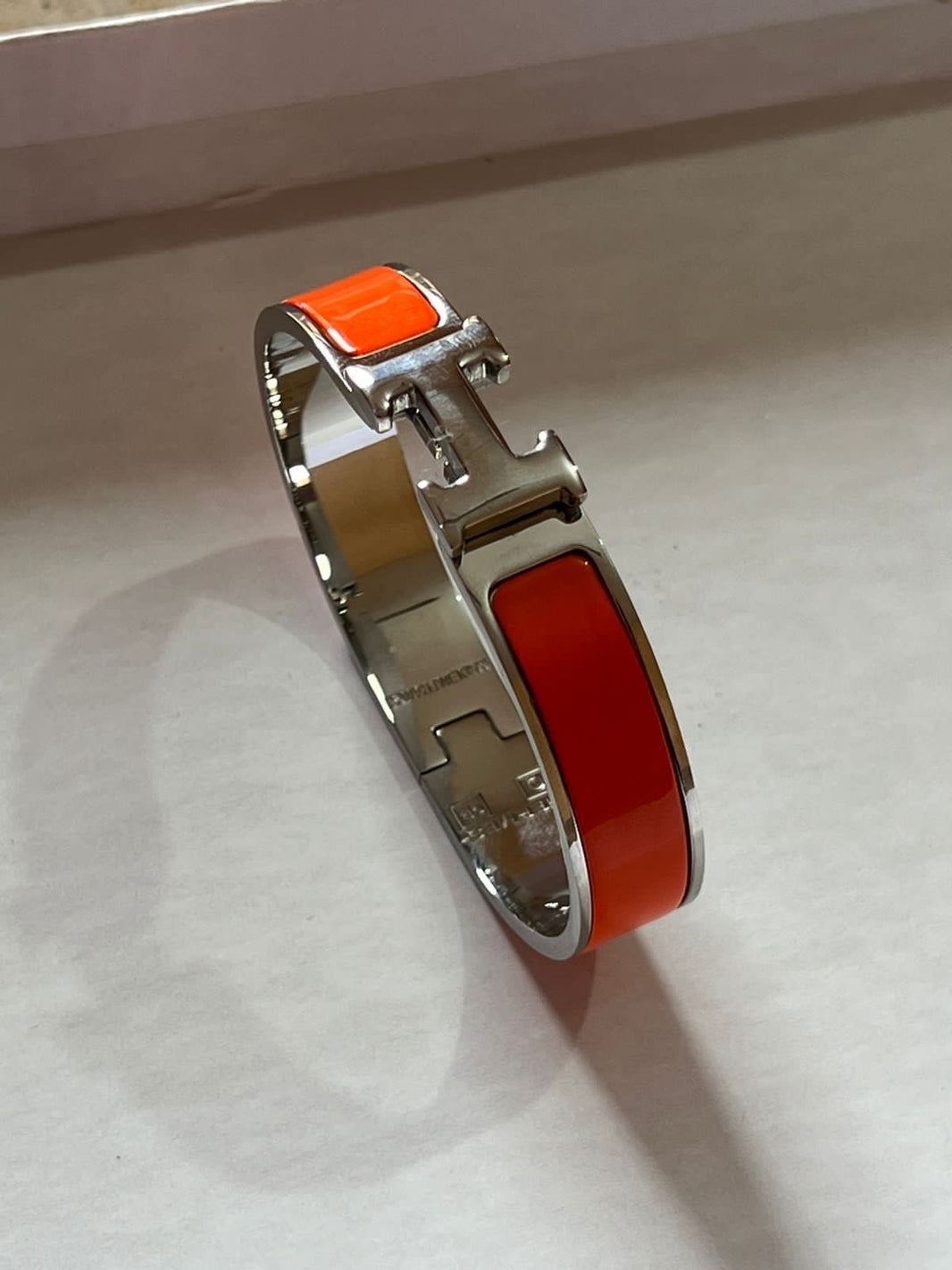 Hermes Silver Bangle