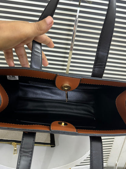 Coach Leather Crafted Signature Handbag