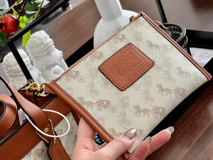 COACH Field Tote 22 With Horse And Carriage Print