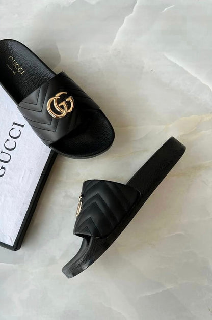 Gucci Leather Slide