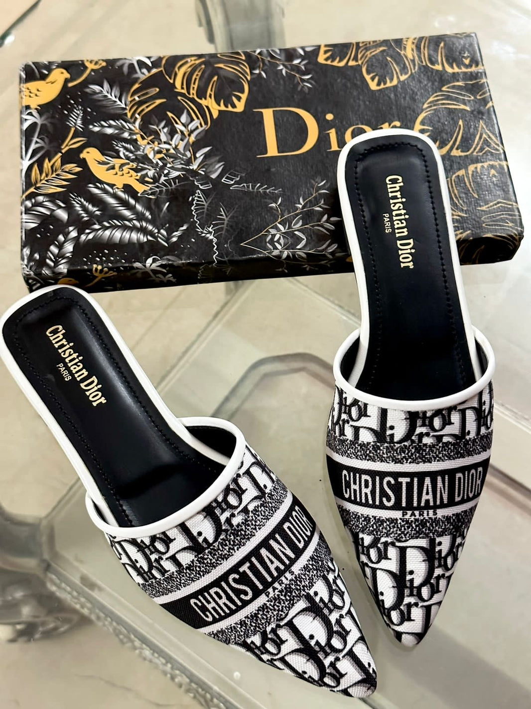 Christian Dior Toed Mules