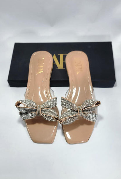 Zara Bow Slippers