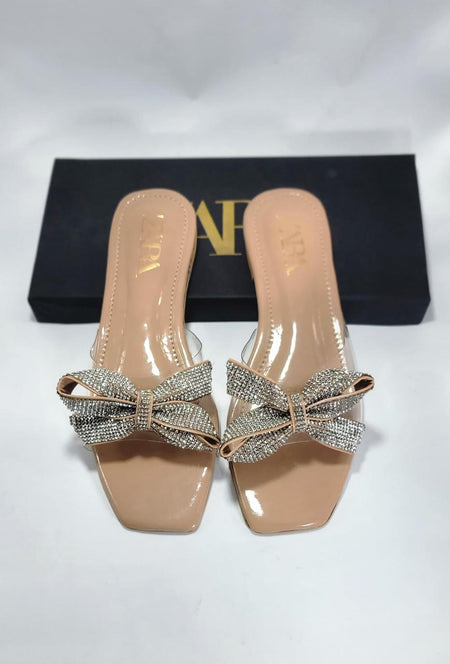 Zara Bow Slippers