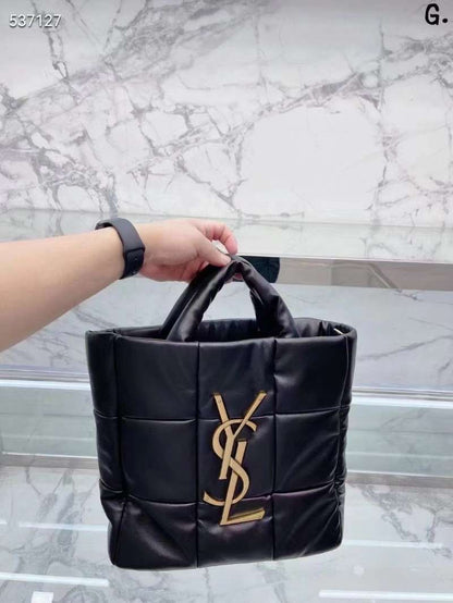 Saint Laurent Quilted Tote