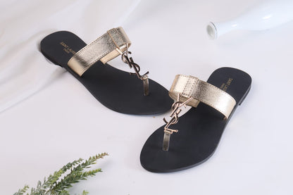 Saint Laurent Patent Sia Sandals
