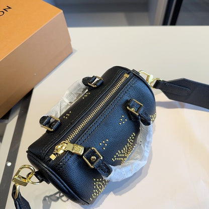 Louis Vuitton Nano New Black Leather Bag