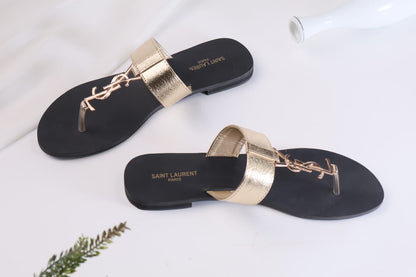 Saint Laurent Patent Sia Sandals
