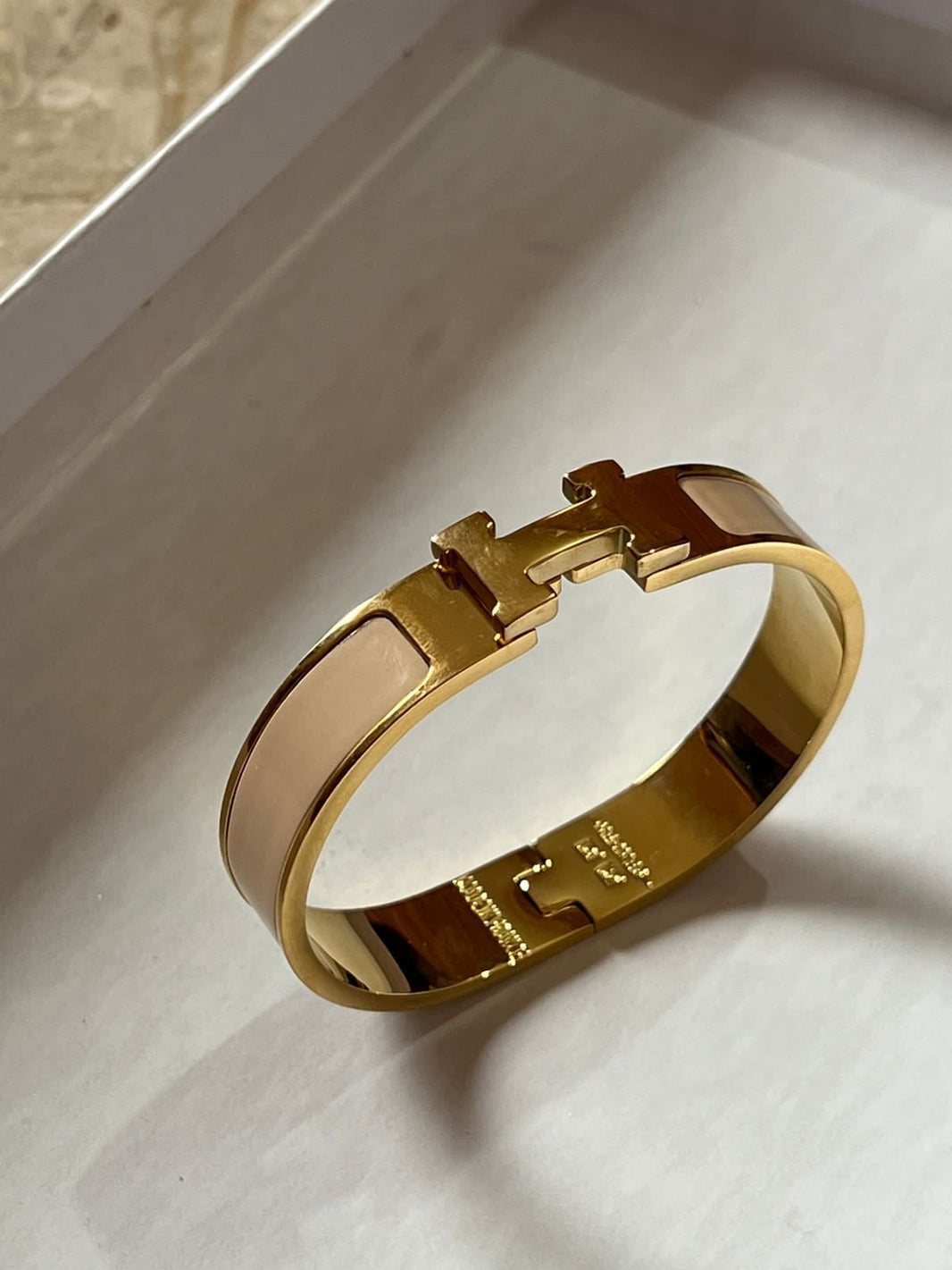Hermes Gold Bangle