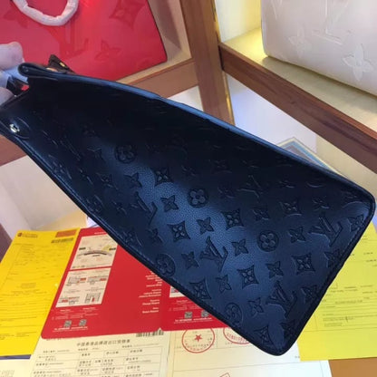 Louis Vuitton On The Go Black Tote
