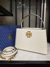 Tory Burch Crocodile Embossed Micro Satchel Crossbody Bag