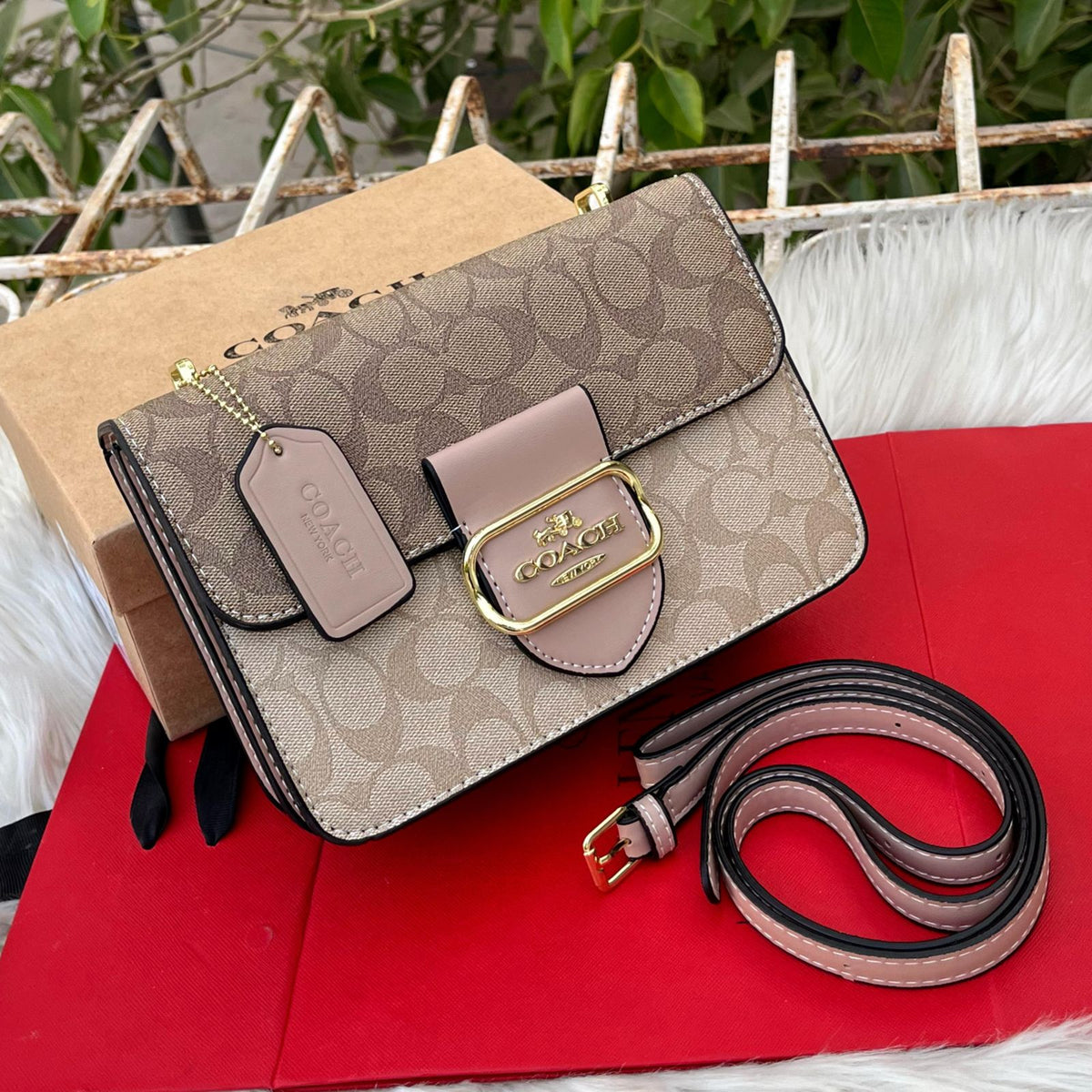 Coach Long Belt Cross Body Bags