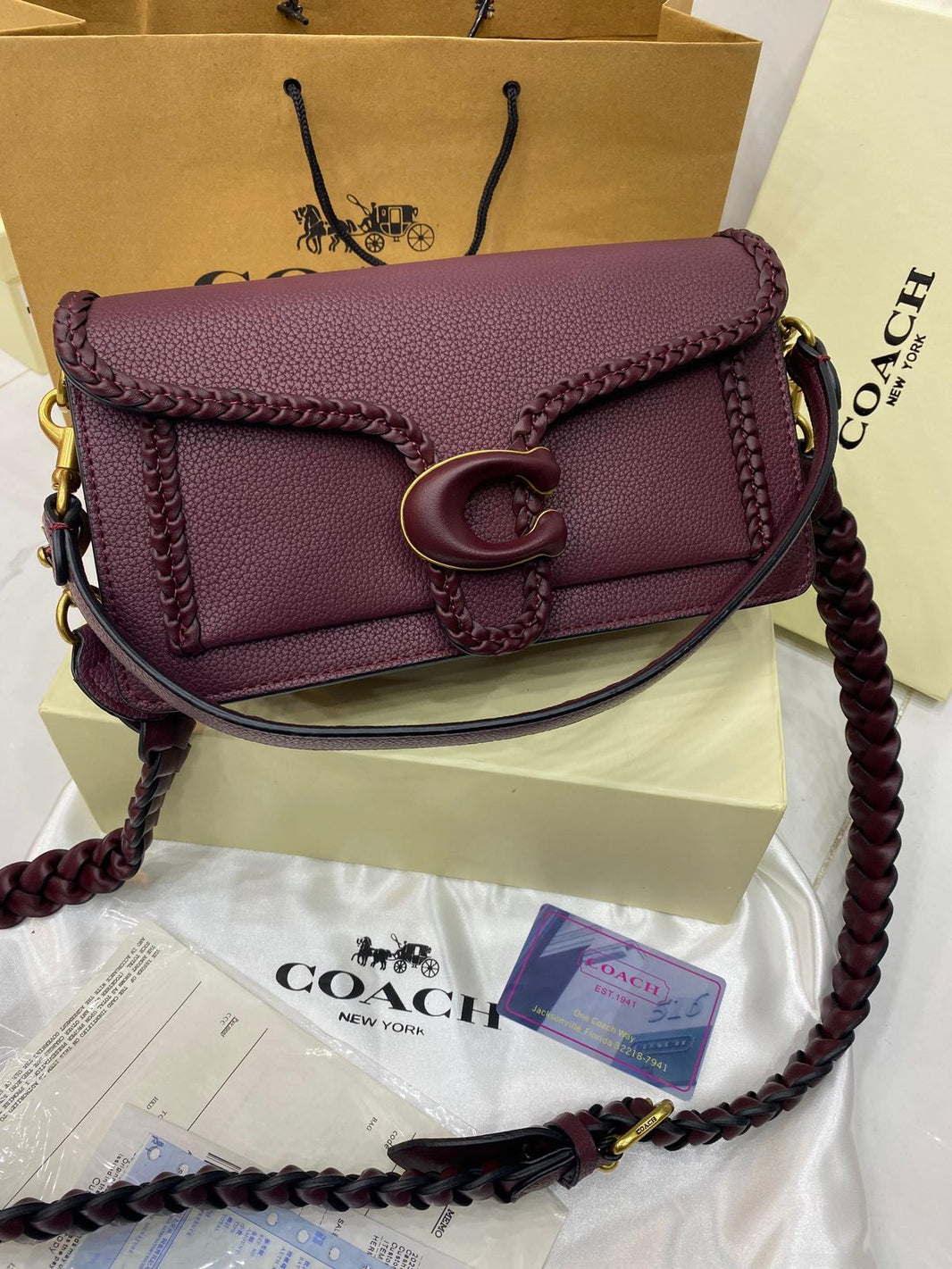 Coach Embroided Sia Crossbody