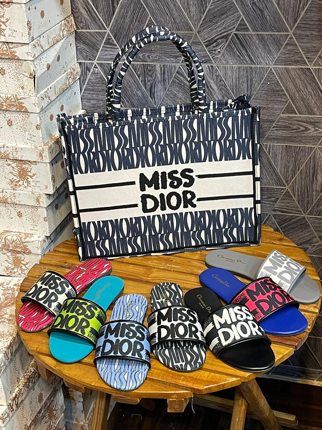 Miss Dior Bag W Slides