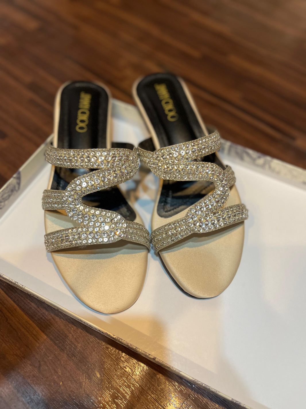 Jimmy Choo SS Cross Sandals