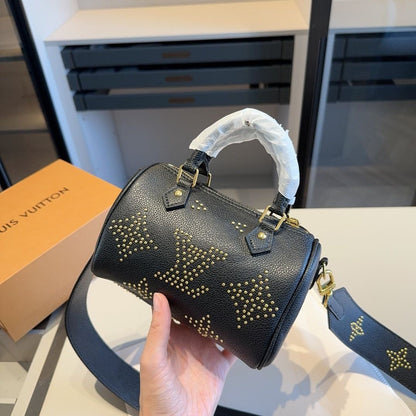 Louis Vuitton Nano New Black Leather Bag