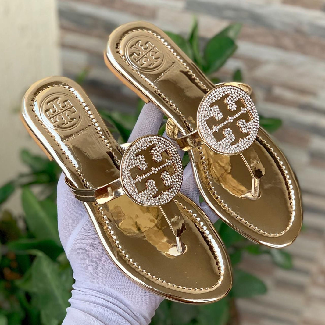 Tory Burch Diamond Crafted Sandal
