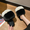 Rabbit Fur Sandal
