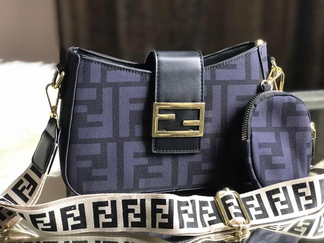 Fendi Signature Pattern Crossbody