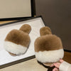 Rabbit Fur Sandal